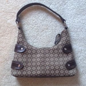 Nine West brown shades patterned purse