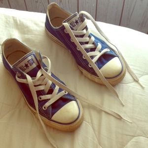 Royal Blue Low-Top Converse
