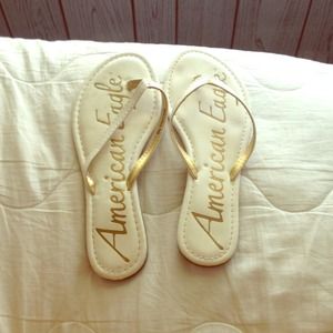 White Flip-Flops/ Sandals