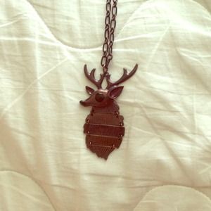 Long Deer Necklace