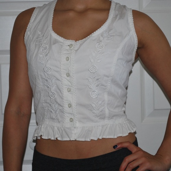 Vintage crop top