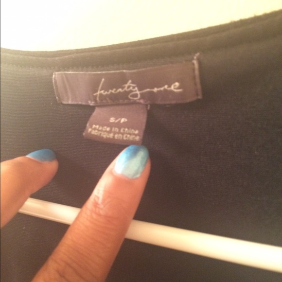 Black dress with silver shape studs - Picture 3 of 4