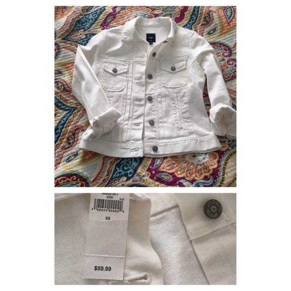 White jean jacket / gap