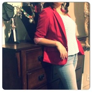 Red blazer