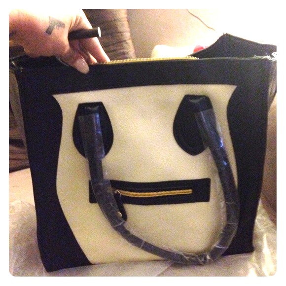 Celine like boston tote handbag