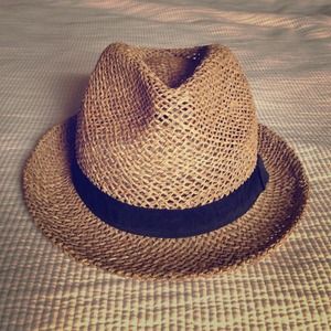 Topshop straw fedora hat