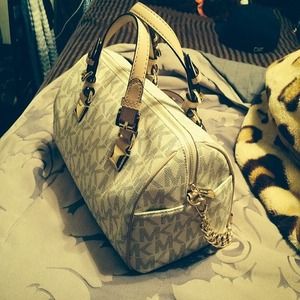 Michael Kors White Purse