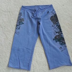 Lucky Brand cropped drawstring pants