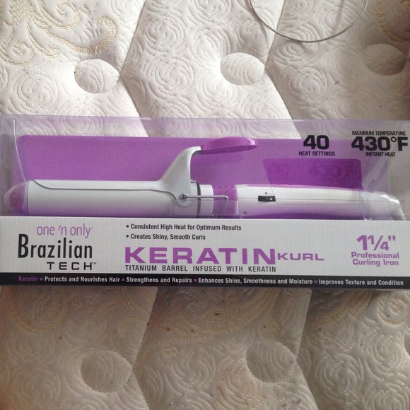 One n only brazilian tech curling iron 1 1/4 size