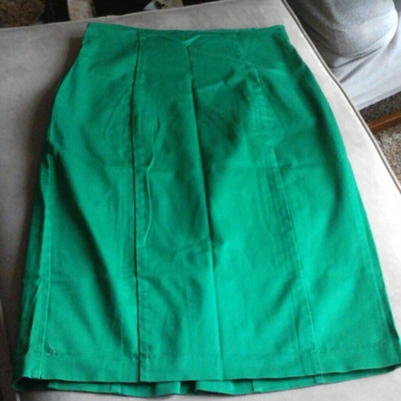Beautiful Green High Waist Pencil Skirt