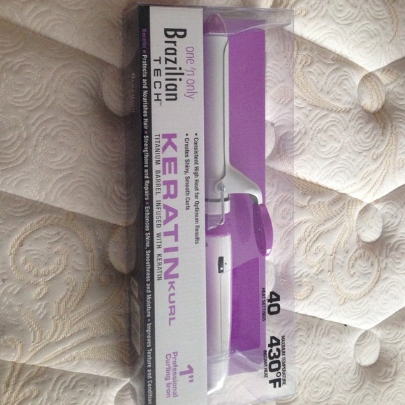 One n only keratin curling iron 1 inch barrel