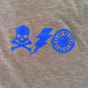 Soulcycle brand new heather gray tee & wheel tee