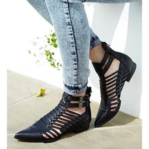 Forever 21 Shoes - Refined Leather Booties 6-6.5 Forever 21 Shoes - Refined Leather Booties 6-6.5