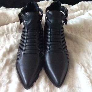 Forever 21 Shoes - Refined Leather Booties 6-6.5 Forever 21 Shoes - Refined Leather Booties 6-6.5