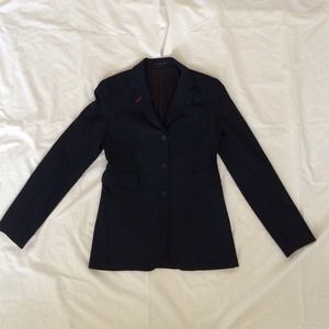 THEORY blazer/boyfriend jacket navy blue size s
