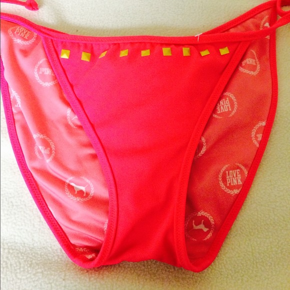 Victoria's Secret studded cheeky bikini bottoms
