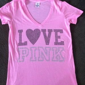Victoria's Secret PINK bling tee
