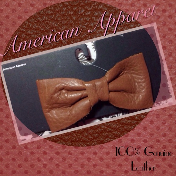 American Apparel Accessories - 🆕American Apparel Leather Hair Bow