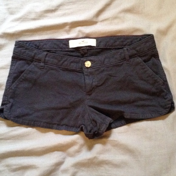 Navy blue Hollister shorts