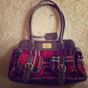 American Living plaid purse