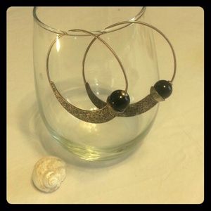 Silpada Sterling Silver Hoop Earings