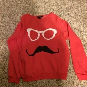 Mustache sweatshirt