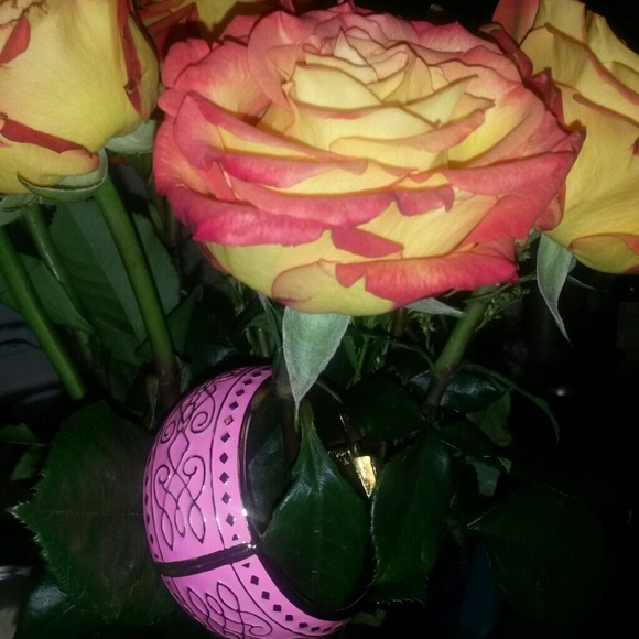 Pink bangle bracelet