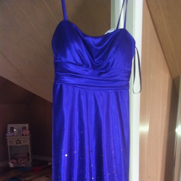Dark purple dress from deb