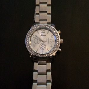 women's silver watch