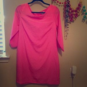 Hot Pink Shift Dress