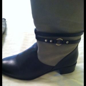 Beautiful grey and black riding boots! Size 10