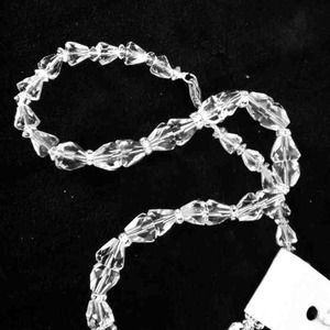 vintage crystal rhinestone necklace