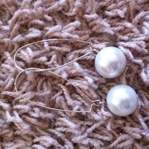 Pearl earrings