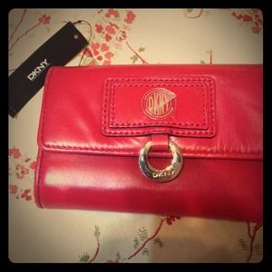DKNY Red wallet