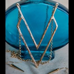 Chevron Necklace Set