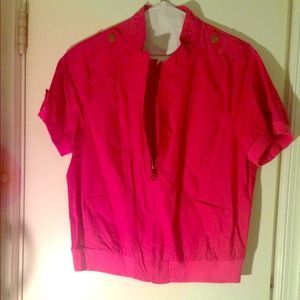 Modern short sleeve jacket. NWOT