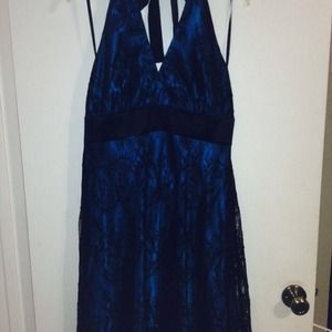 Halter top cocktail dress