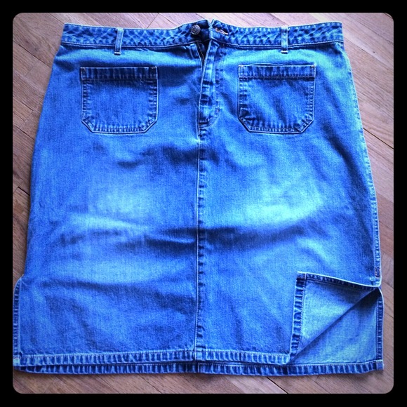 🎀Denim Front Pocket Skirt 🎀