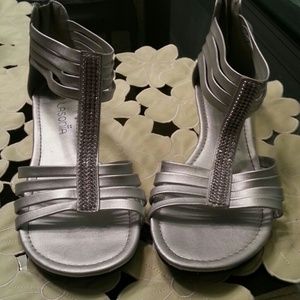 NEW LISTING!  silver sandals