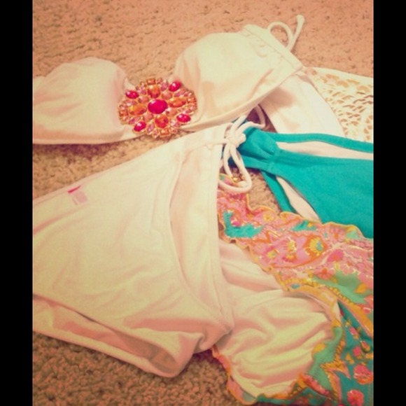 White bikini