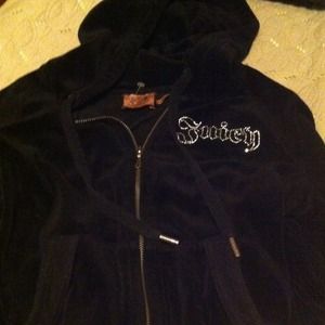 Juicy Couture Velour Black hoodie