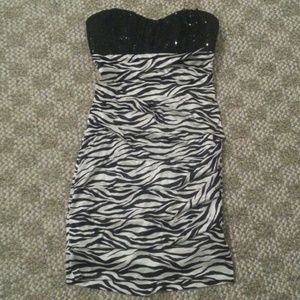 Zebra Print Dress