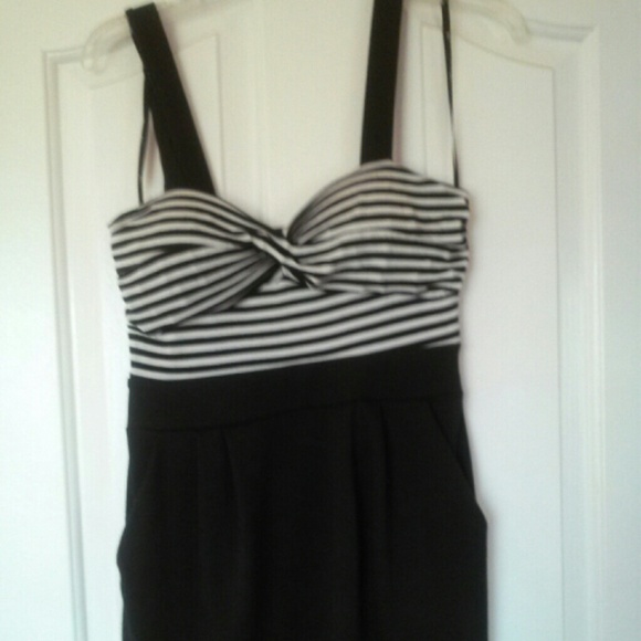 Black and white dress