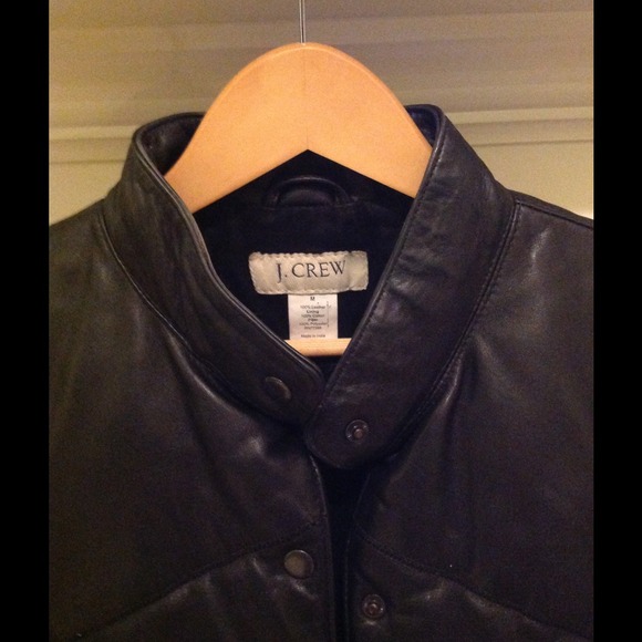 J. Crew 100% Leather Vest. PRICE REDUCED!!! ❤️👍