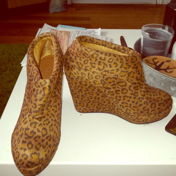 Cheetah print heels