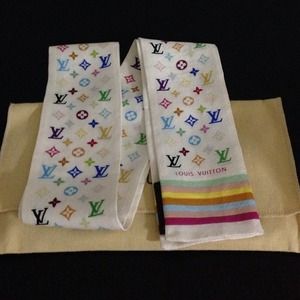 Louis Vuitton white multicolore bandeau