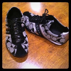 Gently used Coach sneakers.