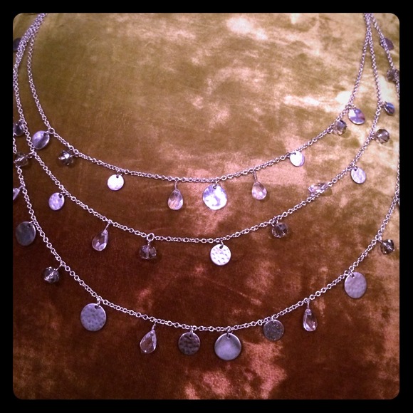 Loft necklace and Anthropologie bracelet bundle