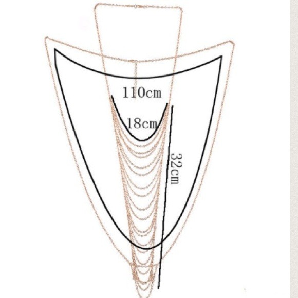 Layered Gold Tone Sexy Body Waist Belly Chain - Picture 2 of 2