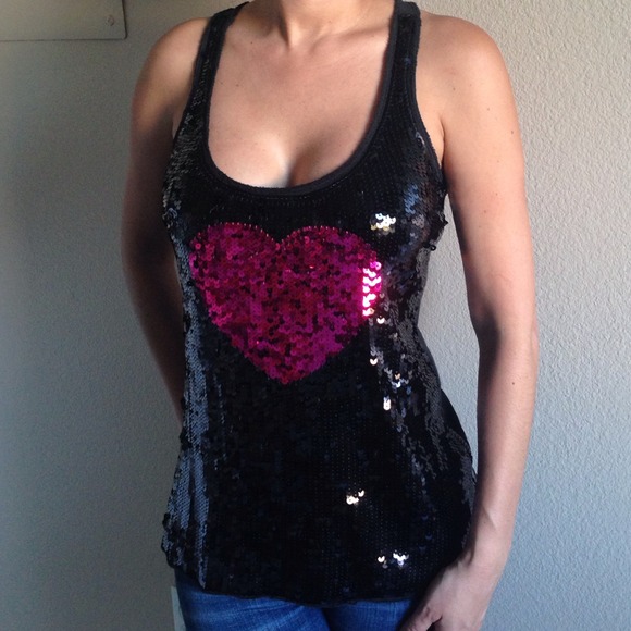 PINK Sequin Tank